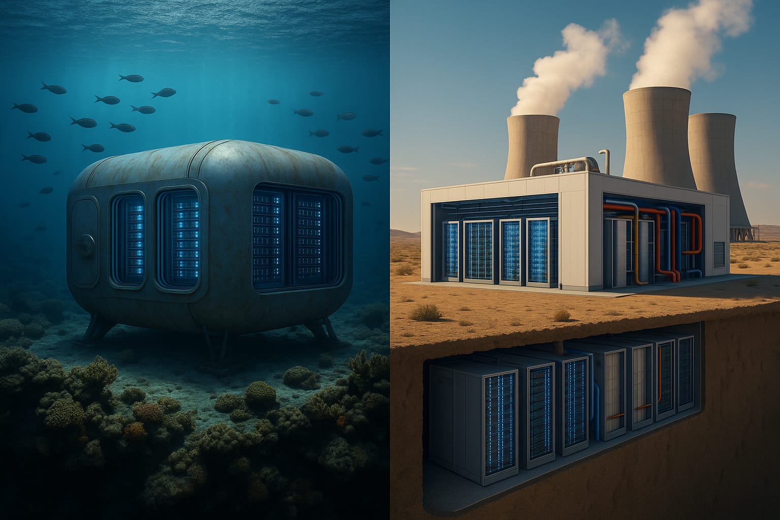 A cutaway view (underwater vs. land based data centers).jpg